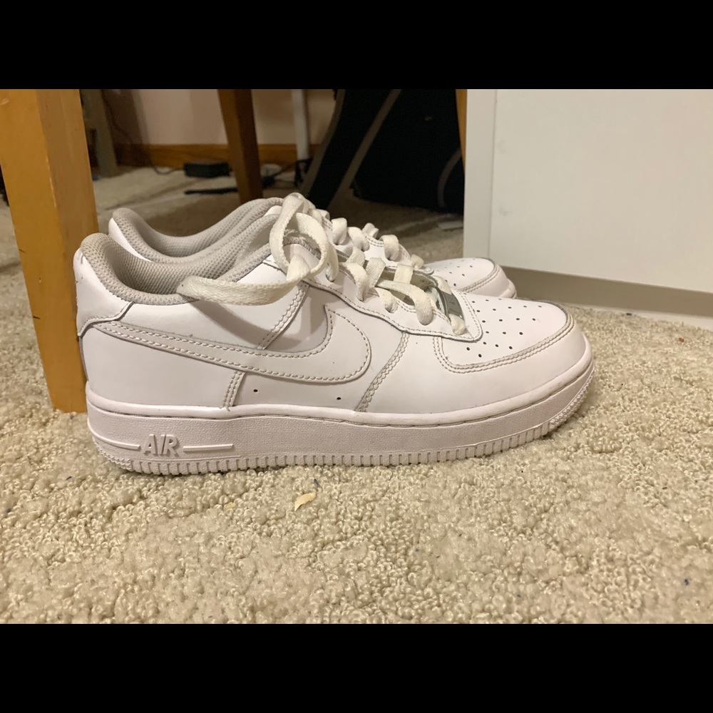 Nike white air force 1s